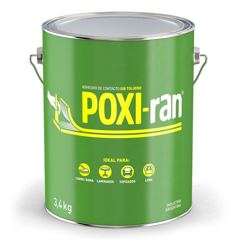 Imagen 1 de 1 de Poxi-ran® - Adhesivo De Contacto - Lata 3,4kg
