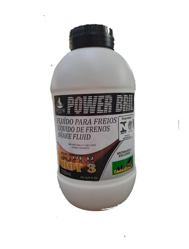 Líquido Freno Dot 3 Power Bril Brasil 500ml