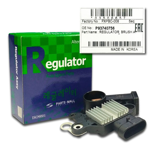 Regulador Alternador Optra Limited Tapa Negra 3 Pin Izq Orig