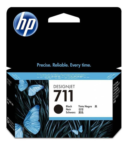 Cartucho Hp 711 Cz129a Black 38ml Original Cx 1 Un