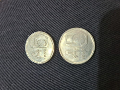 Monedas De 5 Australes Año 1989 Argentina (Usado)