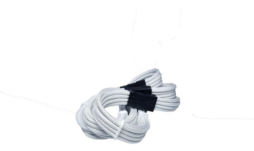 Imagem 5 de 8 de Kit 4 Cabos Extensores Sleeve Premium Tcl Full Branco Hof