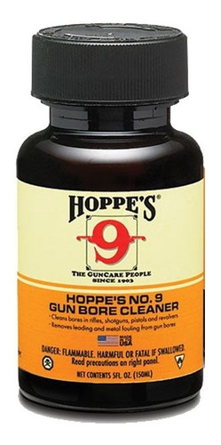 Solvente Limpieza De Armas Hoppe's 9 Aceite 150ml El Mejor !