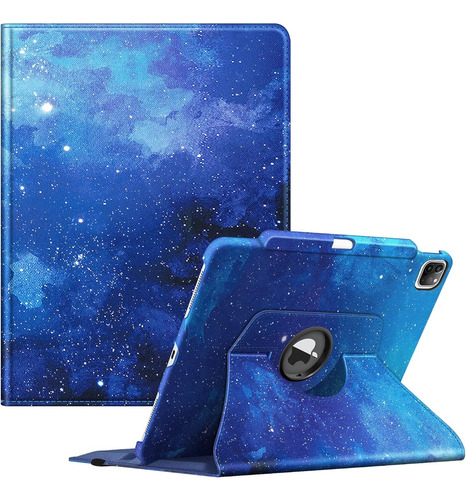 Funda Giratoria Para iPad Pro 12,9 360 Grados Cielo Azul
