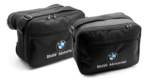 Par Bolsas Interna Baú Laterais Moto Bmw Gs 1200 Bordada