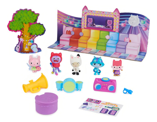 Gabby Dollhouse Groove Juego Musical Gabby Y Amigos Figuras