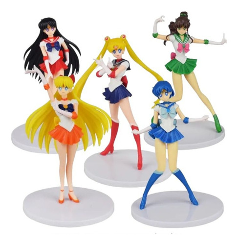 Sailor Moon Colección X 5 Figuras En Caja Individual 