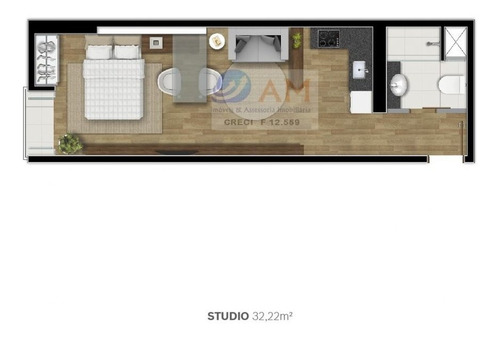Apartamento A Venda No Bairro Centro Em Curitiba - Pr. - 331-1