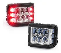 Comprar Neblinero 18w Luz Blanca+flashing Azul\u002Frojo O Ambar 10-32vdc
