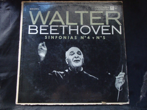 Vinilo Bruno Walter Beethoven Sinfonia 4 Y 5 Cl1