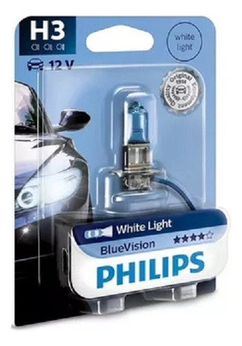  Lampara H3 Philips Blue Vision 12v 55w 4000k