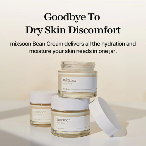 Crema Facial Hidratante De Frijol Coreana Mixsoon 50 Ml Todo Tipo De Piel Día/noche