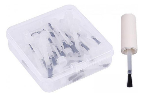 2 X 50 Cepillos De Repuesto Para Esmalte De Uñas, Cerdas