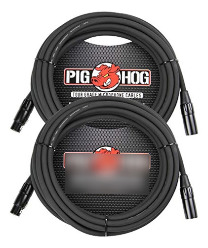 Pig Hog Phm30 Cable De Micrófono Xlr De Alto Rendimiento De 