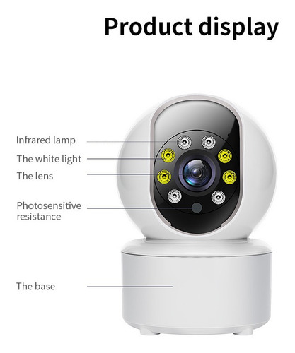 Cámara De Seguridad Interior 5g Cámara Wifi Visión Nocturna