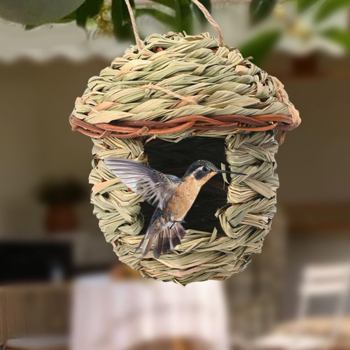 Casa Para Pájaros Colgante 15x15x16cm Caseta Para Pájaros