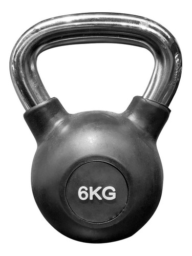 Pesa Rusa Rusas 6 Kg Funcional Engomada Kettlebell Fitness