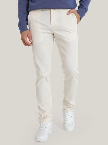 Pantalon Tommy Hilfiger Blanco Sport Original Un Lujo!!!