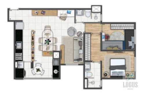 Imagem 9 de 12 de Apartamento Com 3 Dormitórios À Venda, 73 M² Por R$ 516.000,00 - Vila Assunção - Santo André/sp - Ap0819