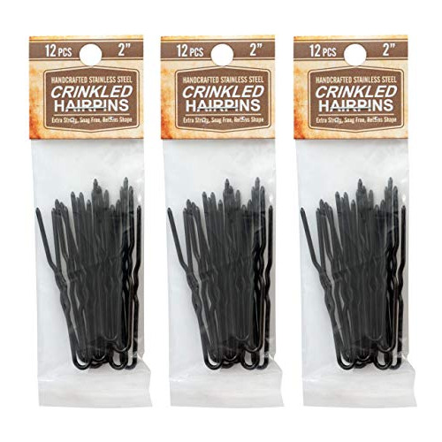 Horquillas - Amish Valley Products Hairpins Crinkled Heavy D