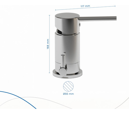 Griferia Baño Vasser Lyra Monocomando Cromado Bidet Metal