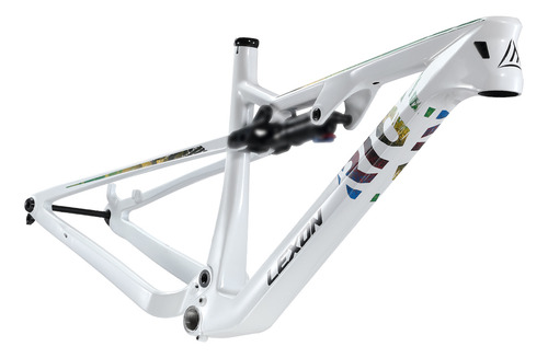 Cuadro De Montaña Lexon Riot 29 Fibra Carbono Color 15inch-white Talla Del Cuadro S