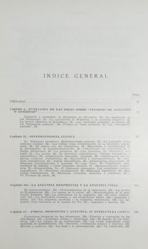 Libro La Angustia Vital - J J L Lopez Ibor - Psiquiatría (Usado)