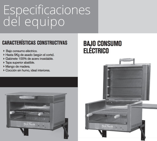 Imagen 10 de 10 de Parrilla Electrica Sol Real Sin Humo Bajo Consumo
