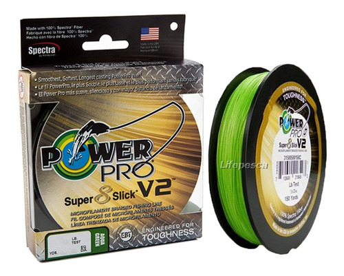 Linha Mult. Shimano Power Pro Super 8 Slick 0,41mm (135 M.)