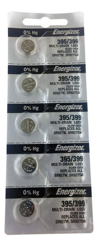 Energizer 395/399 5 Pilas De Oxido De Plata, Sr927w/sr927sw