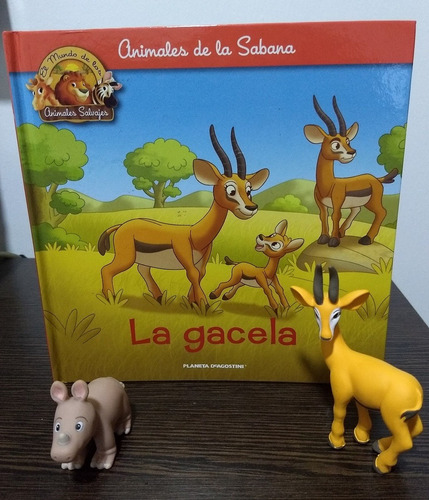 La Gacela Coleccion Animales De La Sabana + Animalitos De Re