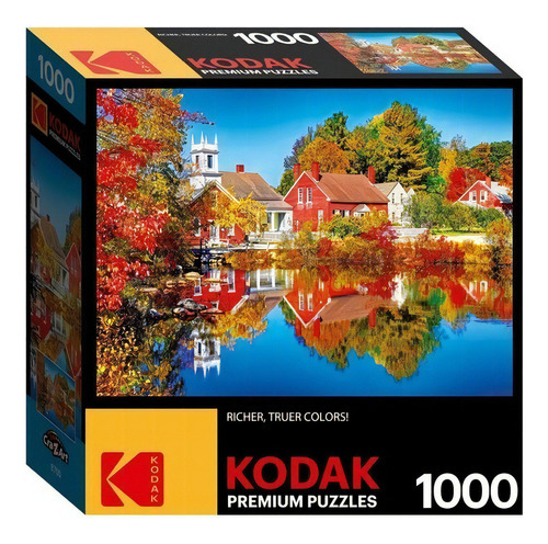 Rompecabezas Kodak Autumn in Harrisville, New Hampshire de 1000 piezas