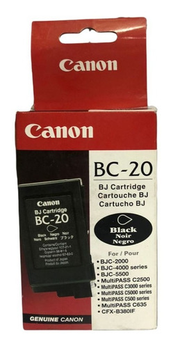 Cartucho Canon Bc-20 Bk Nuevo Y Facturado
