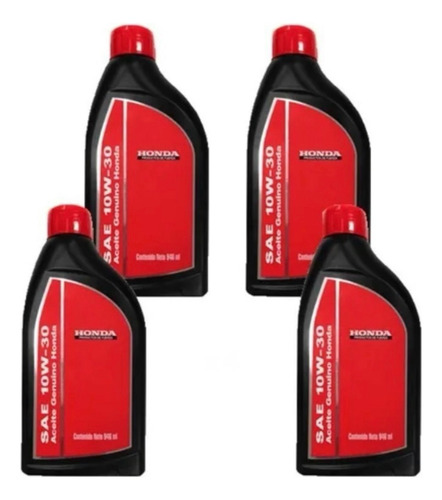 12 Aceites Honda 4 Tiempos Sae 10w-30