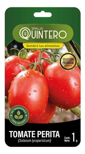 Semillas Tomate Perita Para Huerta 100% Orgánica