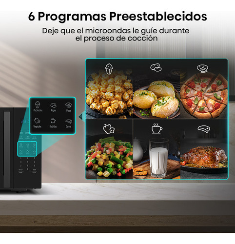 Microondas Digital Hisense H30mobs9hg 27 Litros 900w Grill