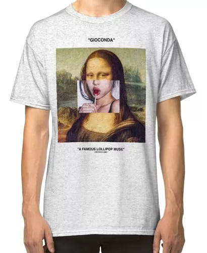 Estrictamente Inmundicia Pareja Camiseta Mona Lisa Gioconda Renacimiento Aesthetic Tumblr | MercadoLibre