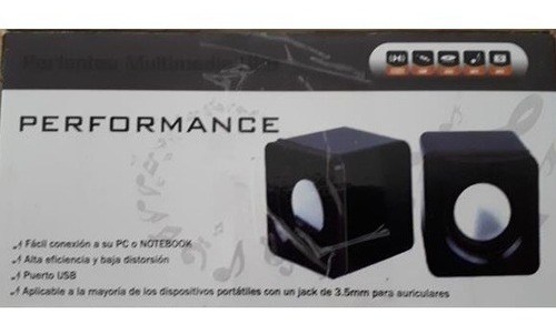 Mini Parlantes Estereos Usb Performance Seq-518