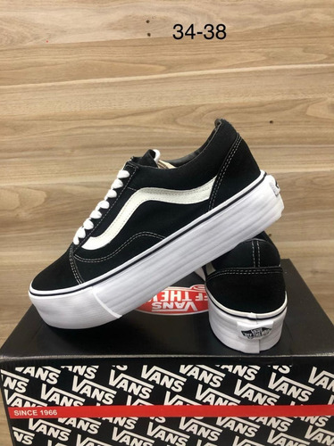 tenis vans old skool plataforma feminino