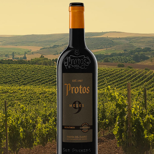 Pack De 4 Vino Tinto Protos 9 Meses Orgánico 750 Ml