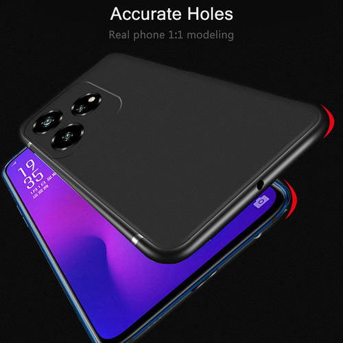 Ay Funda Para Zte Blade V60 Design Cáscara Blanda Lisa