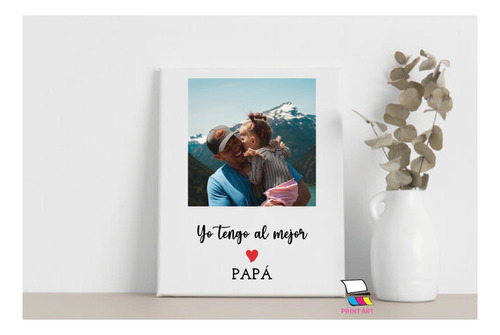 Imagen 2 de 5 de Cuadro Lienzo Personalizado 20x30cm Regalos Especiales