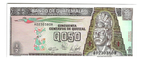 Guatemala - Billete 1/2 Quetzal - A0230380b