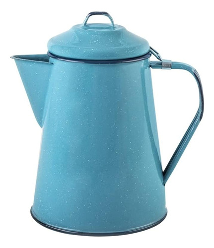 Enamelware - Caldera De Café (color Turquesa)  2 Cuartos