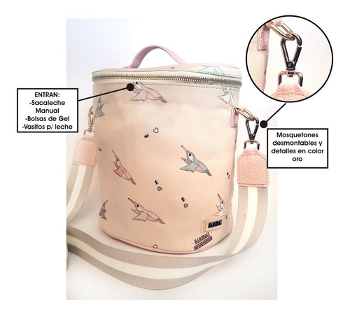 Conservadora Maternal Bolso Térmico Para Sacaleche Y Vasitos