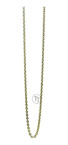 Cadena Titanio Gold Plating 14k 50 Cms By Thi Tur®