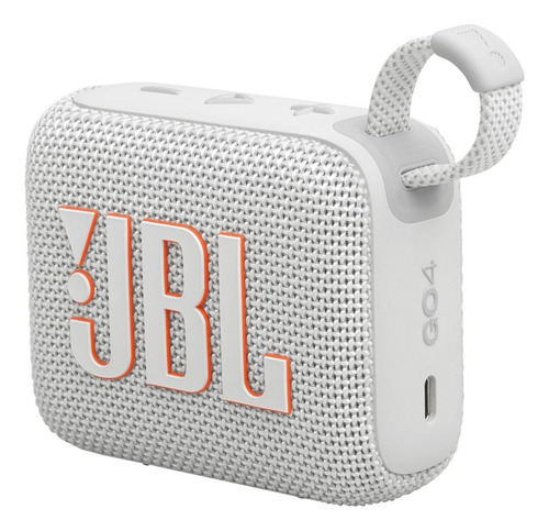 Bocina Portátil Jbl Go 4 Bluetooth, Blanco. Color Blanco
