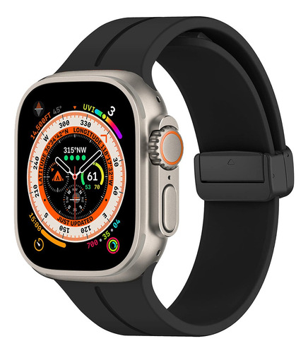 Correa Magnética De Silicona Para Apple Watch Ultra 1 2 49mm