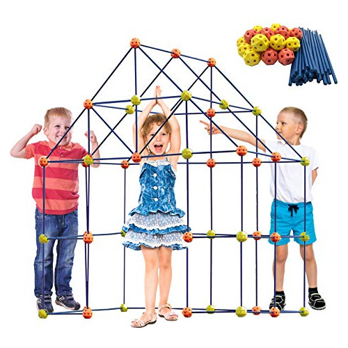 Fort Building Kit Niños 158pcs Forts Construction Buil...