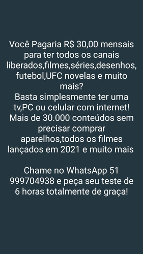 Imagem 3 de 3 de Tv Aberta E Fechada Via Internet